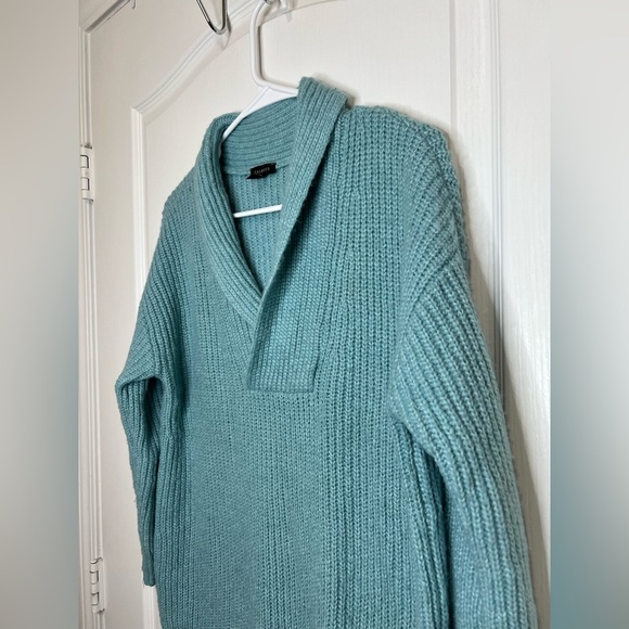 Talbots Shawl Collar Shaker Stitch Pullover sweater size S - Picture 5 of 11